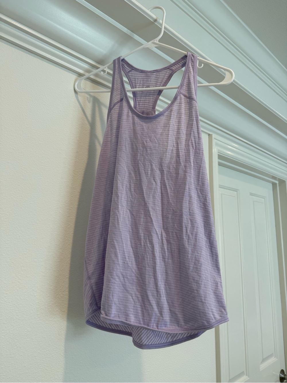 lululemon athletica Lavender Racerback Stripe Tank